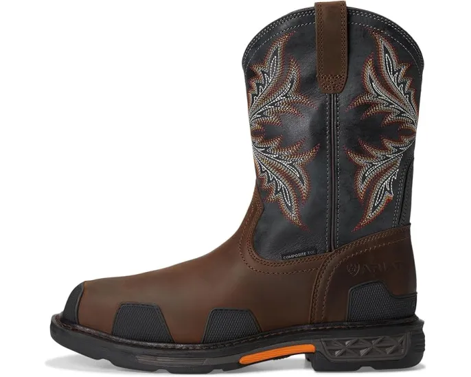 Рабочие ботинки Ariat OverDrive Wide Square Toe с композитным носком и технологией ATS