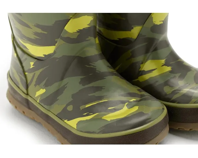 Детские сапоги Bogs Kids Rain Boot Brush Camo с камуфляжным принтом