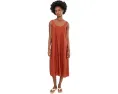 Платье Natori Terra Foil Crinkle Scoop Neck из фольгированной ткани