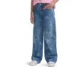 Джинсы abercrombie kids High Rise Discharge Wide Leg с принтом и широкими штанинами