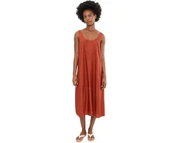Платье Natori Terra Foil Crinkle Scoop Neck из фольгированной ткани