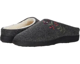 Тапочки Acorn Flora Hoodback с искусственной шерстью и подошвой для дома и улицы