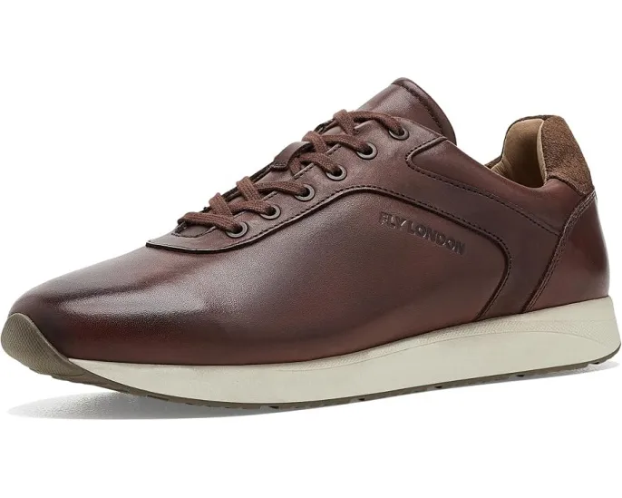 Кроссовки FLY LONDON Meks518Fly из кожи с клиновидной подошвой