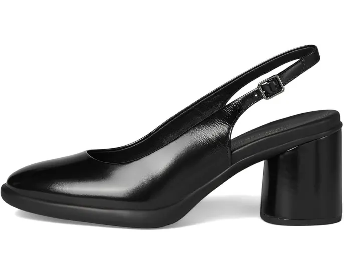 Туфли ECCO Sculpted 55 Luxe на шлейке с каблуком и кожаной стелькой