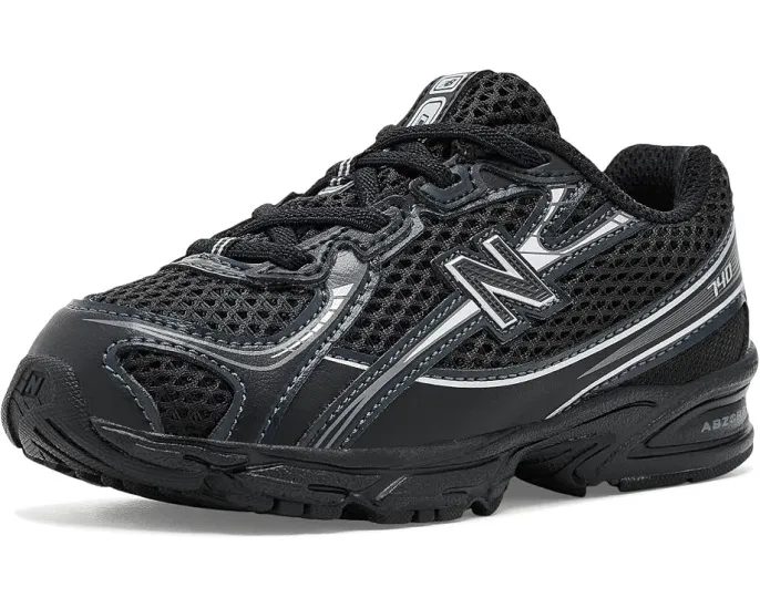 New Balance детские кроссовки 740 Bungee Lace черные