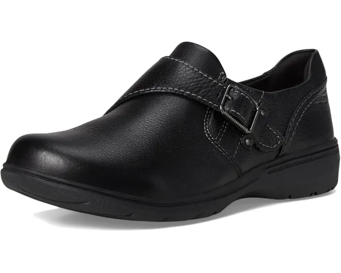 Туфли Clarks Carleigh Jazz с круглым носком и пряжкой на ремешке
