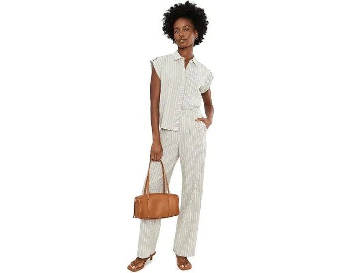 Рубашка Lurex Linen Resort с блестками NIC+ZOE