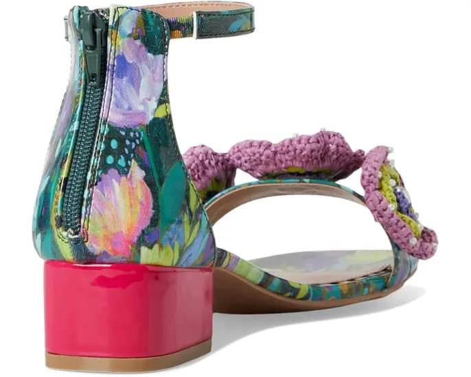 Туфли Blue by Betsey Johnson Brandee на каблуке с цветочным декором и регулируемым ремешком