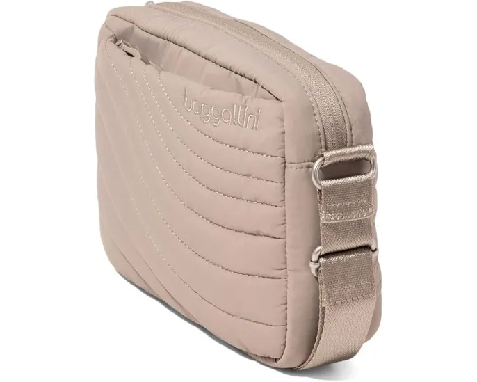 Сумка кроссбоди Baggallini Set Wave с геометрическим узором и RFID защитой