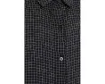 Рубашка Petite Puckered Organic Linen Grid Classic Collar Shirt Eileen Fisher из льна