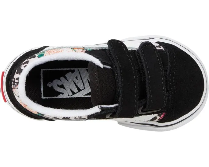 Vans Kids Old Skool V детские кеды с двойной застежкой на липучках