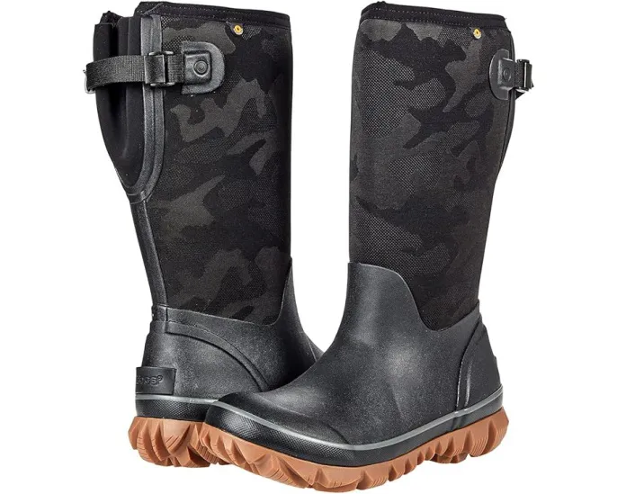 Резиновые сапоги Bogs Whiteout Tonal Camo с регулируемым голенищем и утеплением