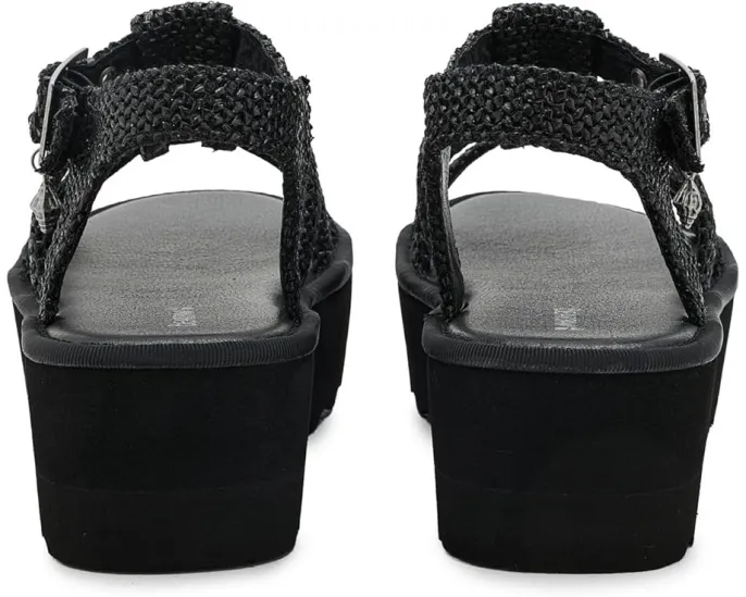 Сандалии Bearpaw Delilah на платформе с ремешками из рафии