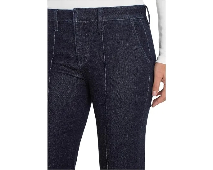 Брюки Liverpool Los Angeles Mid-rise Bootcut Trousers W/ Pintucks в джинсовом стиле