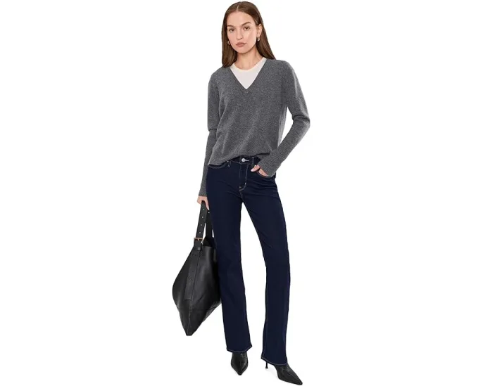 Женские джинсы Levi's Womens Classic Bootcut с технологией WaterLess и кожаным патчем