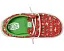 Кроссовки Wally Holiday Sweater от Hey Dude Kids с праздничным принтом и эластичными шнурками