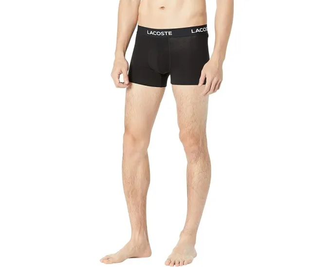 Трусы боксеры Lacoste 5 Pack Cotton Stretch Trunks с эластичным поясом