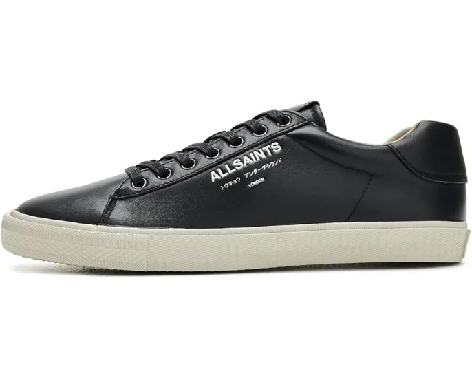 Кроссовки AllSaints Underground Leather Low Top на плоской подошве
