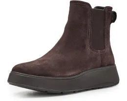 Chelsea-ботинки FitFlop F-Mode Stitch Warm из замши с технологией Microwobbleboard