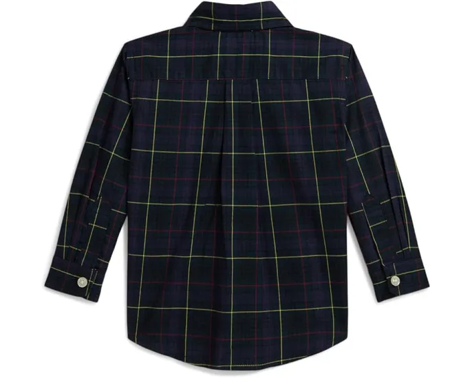 Рубашка Polo Ralph Lauren Kids в клетку из хлопкового поплина
