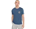 Футболка RVCA Pantero Short Sleeve с принтом и красной строчкой