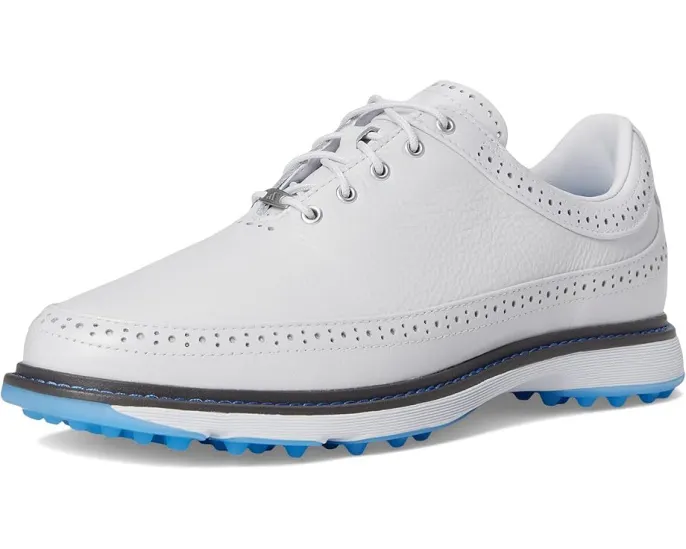 Кроссовки для гольфа Adidas MC80 без шипов с кожаным верхом и технологией Lightstrike + Boost