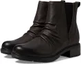 Ботинки Clarks Hearth Rose из кожи с эффектом смятия и высотой до икры