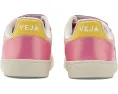 Детские кроссовки VEJA Small V-10 из экологичной кожи с застежками на липучках