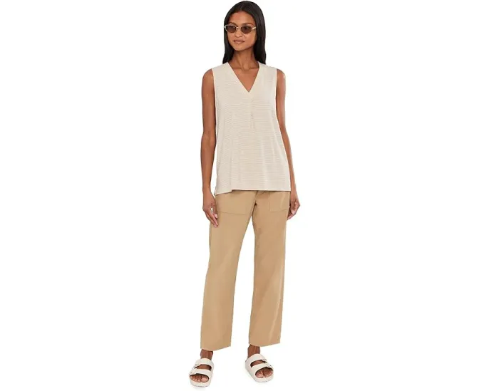 Топ Tommy Bahama Kauai Tranquil Sea V-neck Tank с металликом
