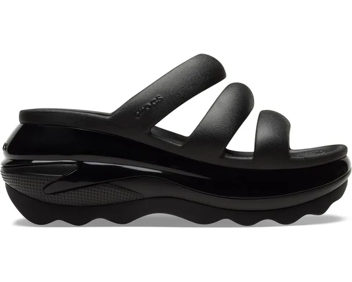 Сандалии Crocs Mega Crush Triple Strap на платформе с тремя ремнями