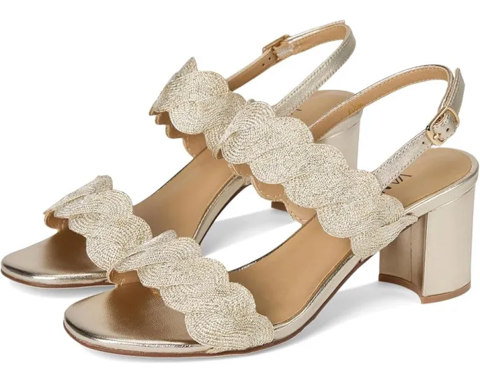 Босоножки Vaneli Lettie на устойчивом каблуке с регулируемой задней лямкой