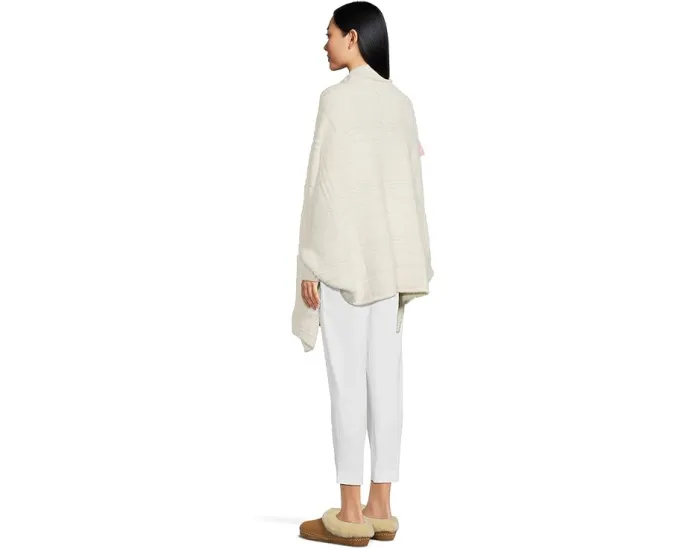 Плед-накидка CozyChic Cotton Tonal Plaid Barefoot Dreams с клетчатым принтом