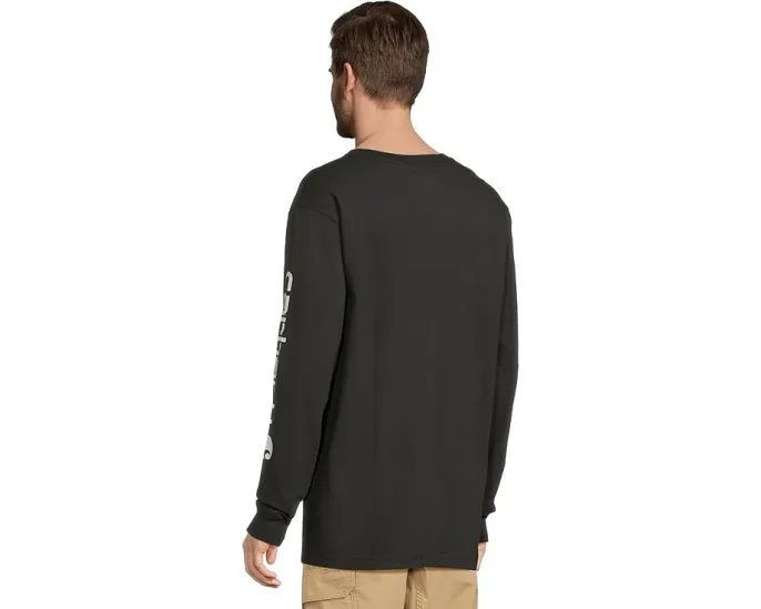 Carhartt Футболка с длинным рукавом и логотипом на рукаве