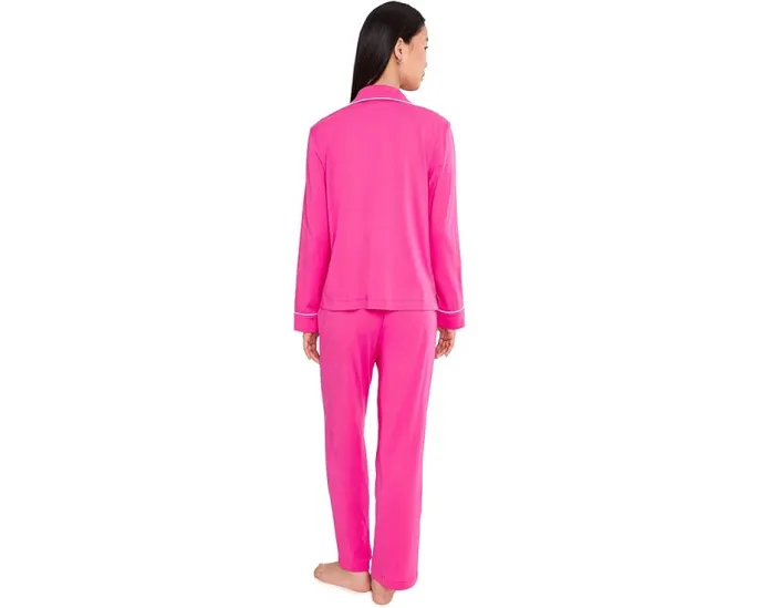 Пижамный комплект Lauren Ralph Lauren с длинным рукавом и брюками 7/8