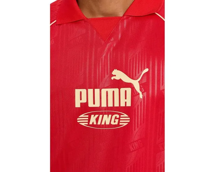 Футболка-поло King Boxy Puma с принтом
