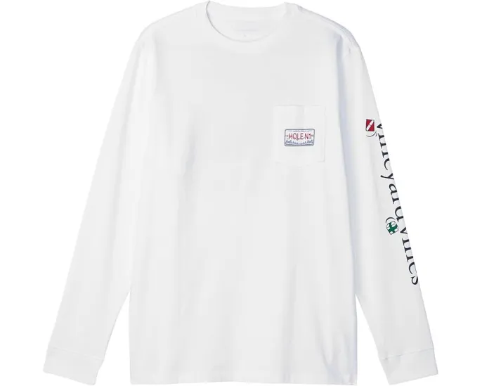 Vineyard Vines Kids футболка с длинным рукавом Best Christmas By Par с игривым принтом
