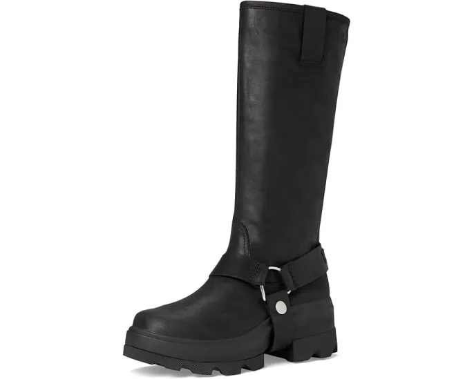 SOREL Ботинки Joan Frwd Tall до середины икры из кожи на массивном каблуке