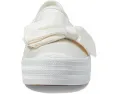 Кроссовки Keds Triple Decker на платформе с металлическим верхом