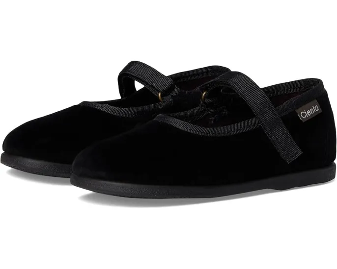 Детские туфли Cienta Kids Shoes 400075 из бархата на липучке