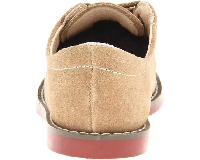 FootMates оксфорды Bucky 2 для детей из мягкой замши с кожаной стелькой
