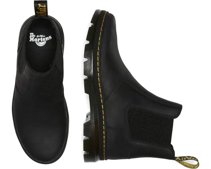Челси Dr. Martens Embury с прочной кожей и выраженным протектором