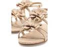 Туфли Janie and Jack Flower Flat для детей с аппликацией цветов и регулируемыми ремешками