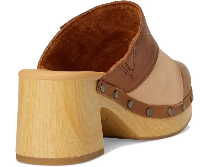 Сабо Kork-Ease Tay на каблуке в стиле пэчворк