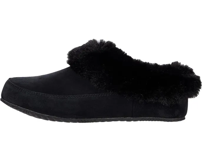 Домашние тапочки Sorel Go с искусственным мехом и резиновой подошвой