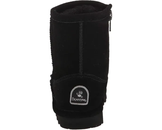 Ботинки Bearpaw Kids Elle Zipper с боковой молнией и мягкой шерстяной подкладкой