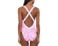Купальник Nioma One Piece Lilly Pulitzer с V-образным вырезом и цветочным принтом