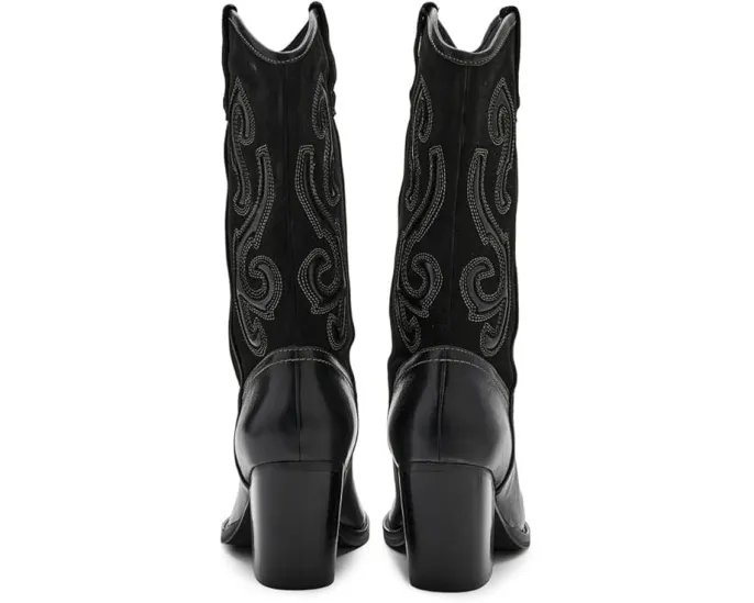 Сапоги Free People Fast Lane Fringe с бахромой и квадратным каблуком