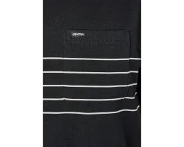 Футболка RVCA Balance Pocket Stripe Tee с карманом и влагоотводящей тканью