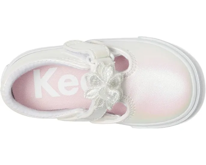 Keds детские балетки Daphne Flower с цветочным декором на липучке