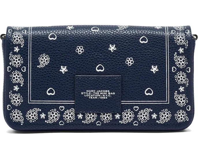 Мини сумка The Bandana Mini с откидным клапаном и съемным ремнем Marc Jacobs